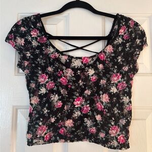 Floral crop top